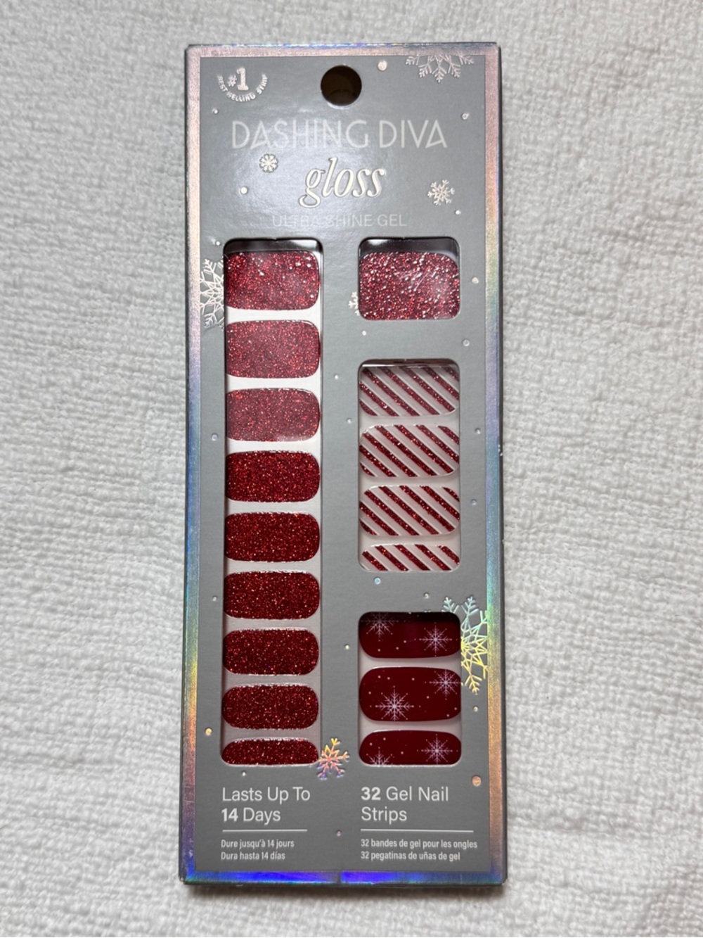 NEW Dashing Diva Gloss Ultra Shine Gel Nail Strips Mint Whirled